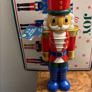 Nutcracker Placemats Set 4 & Centerpiece Light Up Christmas Holiday